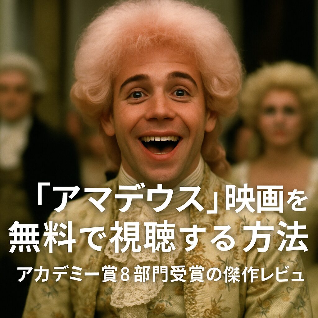 『アマデウス』映画を無料で視聴する方法｜配信サービス比較【Amazonプライム・Netflix】
