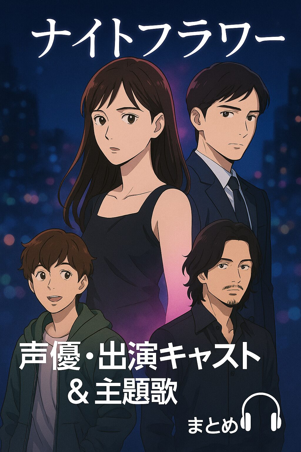 🎙️ 『ナイトフラワー』声優・出演キャスト＆主題歌まとめ🎧｜幻想的な世界を彩る豪華メンバー