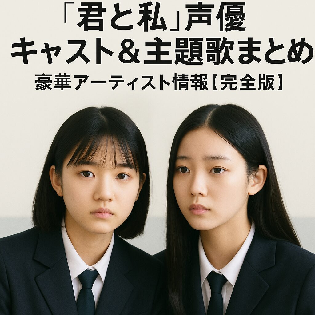 『君と私』声優キャスト＆主題歌まとめ｜豪華アーティスト情報【完全版】