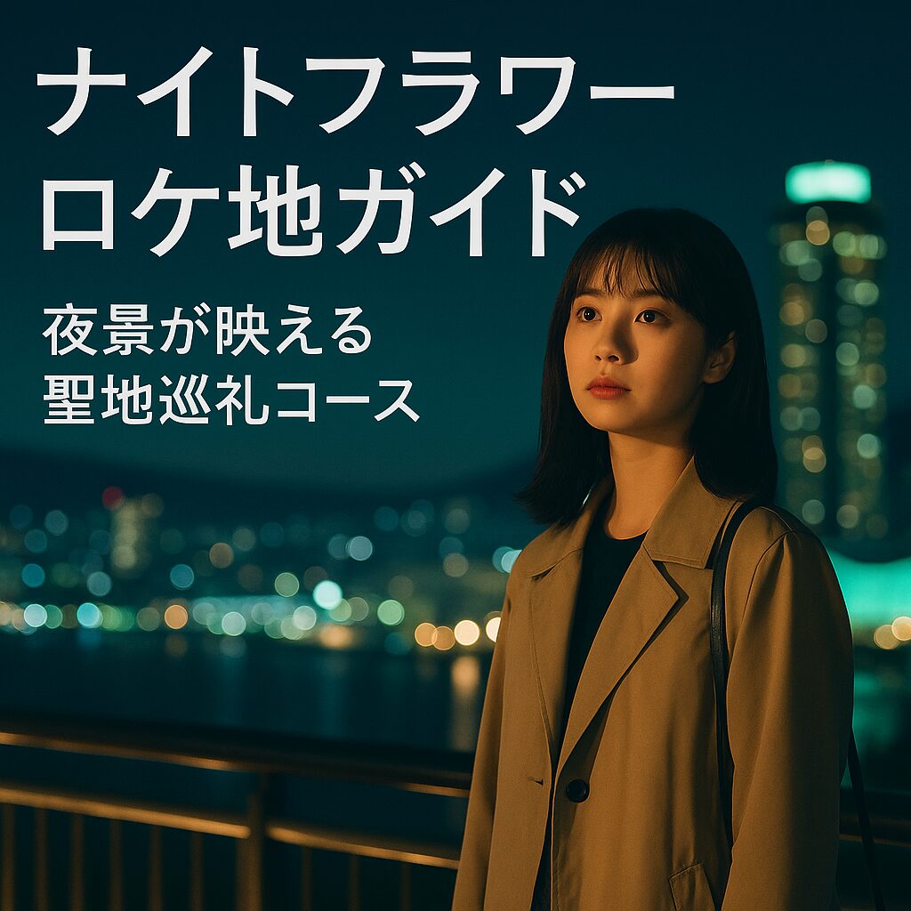 🏙️ 『ナイトフラワー』ロケ地・撮影場所まとめ📍｜夜景が美しすぎる聖地巡礼ガイド🌃