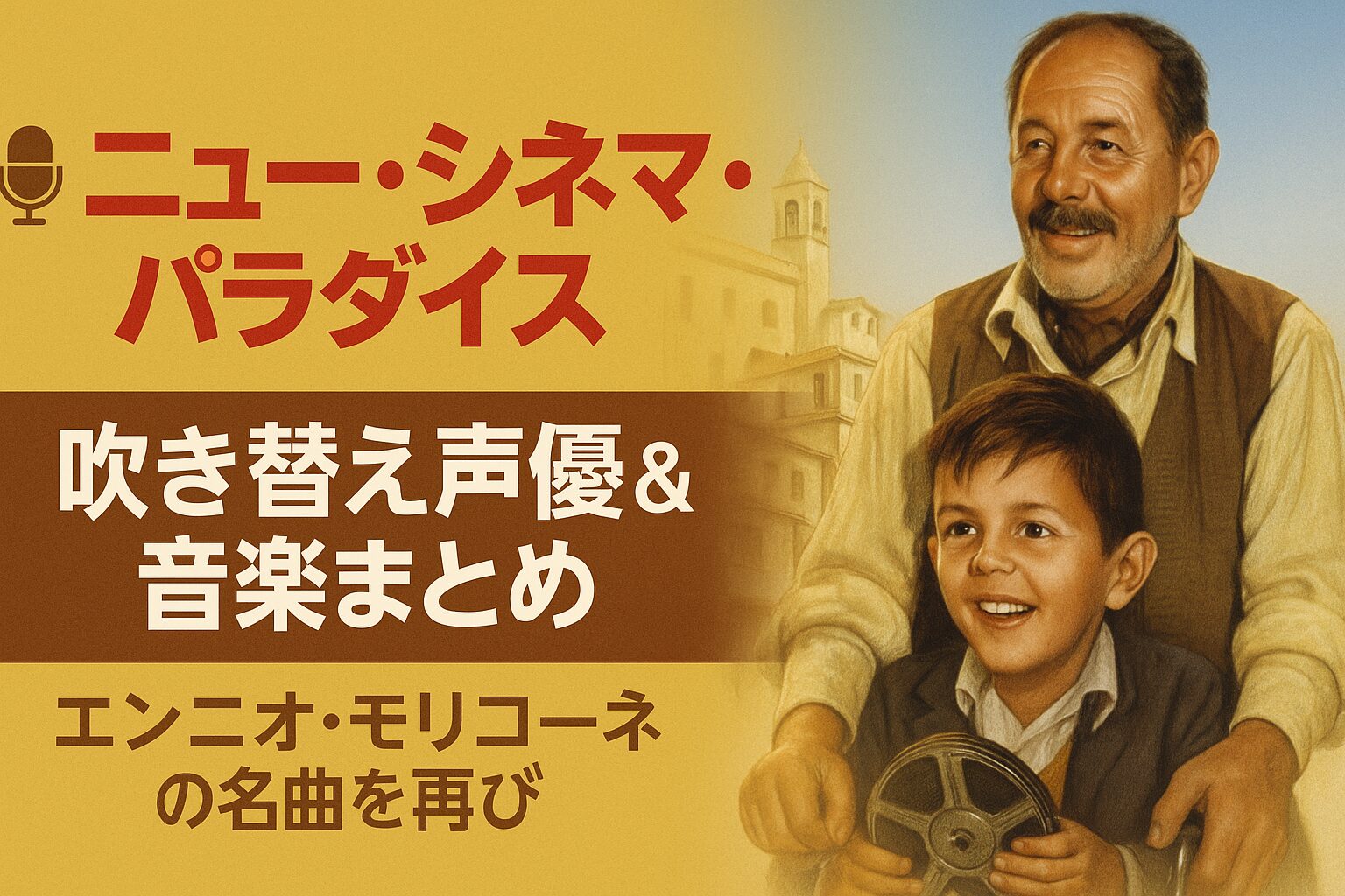 🎙️ 『ニュー・シネマ・パラダイス』吹き替え声優&音楽まとめ🎵|エンニオ・モリコーネの名曲を再び