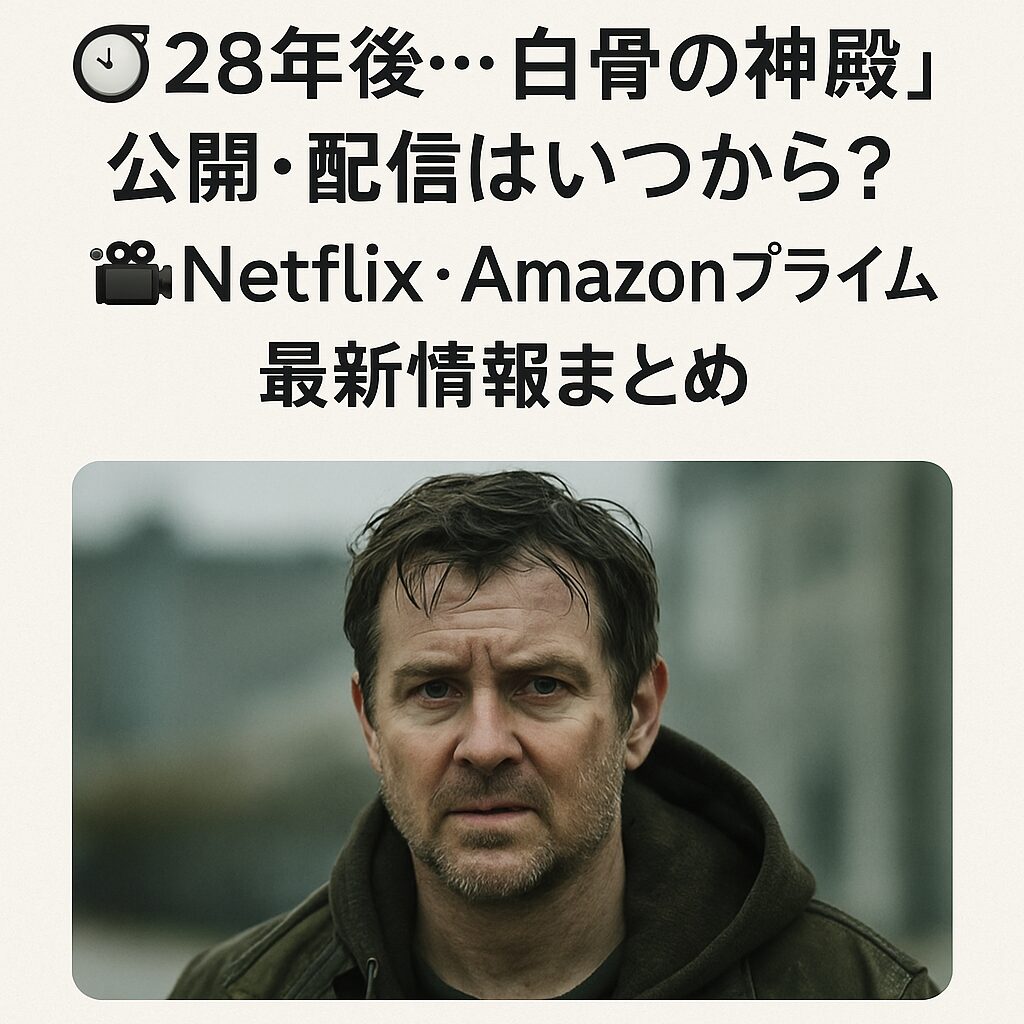 ⏱️ 『28年後... 白骨の神殿』公開・配信はいつから？Netflix・Amazonプライム最新情報まとめ🎬