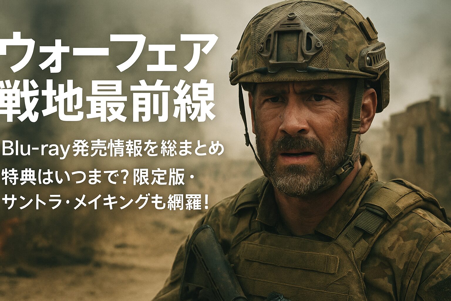 🎁 『ウォーフェア 戦地最前線』Blu-ray＆特典はいつまで？限定版・メイキング映像・サントラ情報まとめ💿
