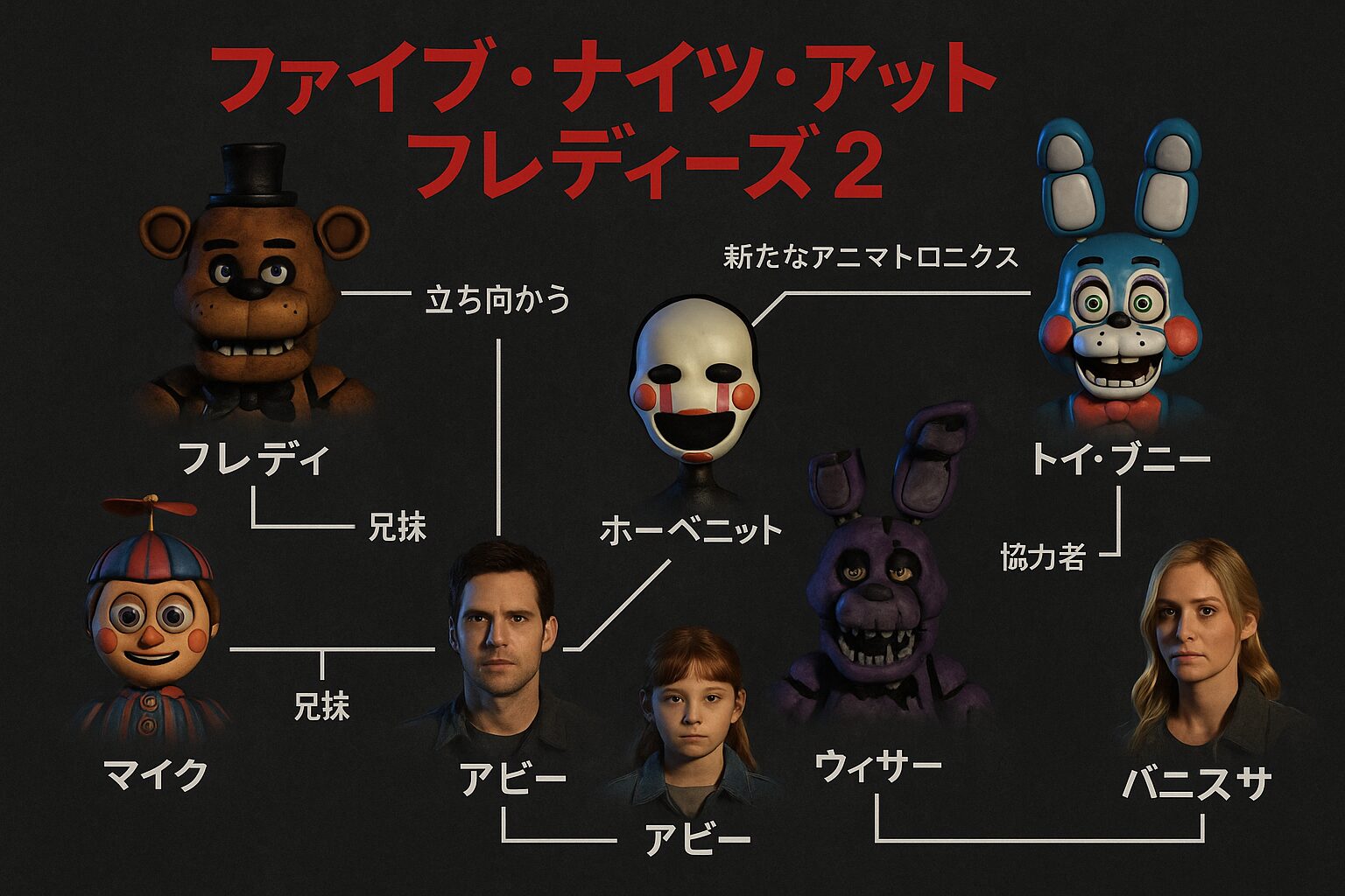 【2026年1月公開】『ファイブ・ナイツ・アット・フレディーズ2』最新情報｜悪夢のピザ店が再び！