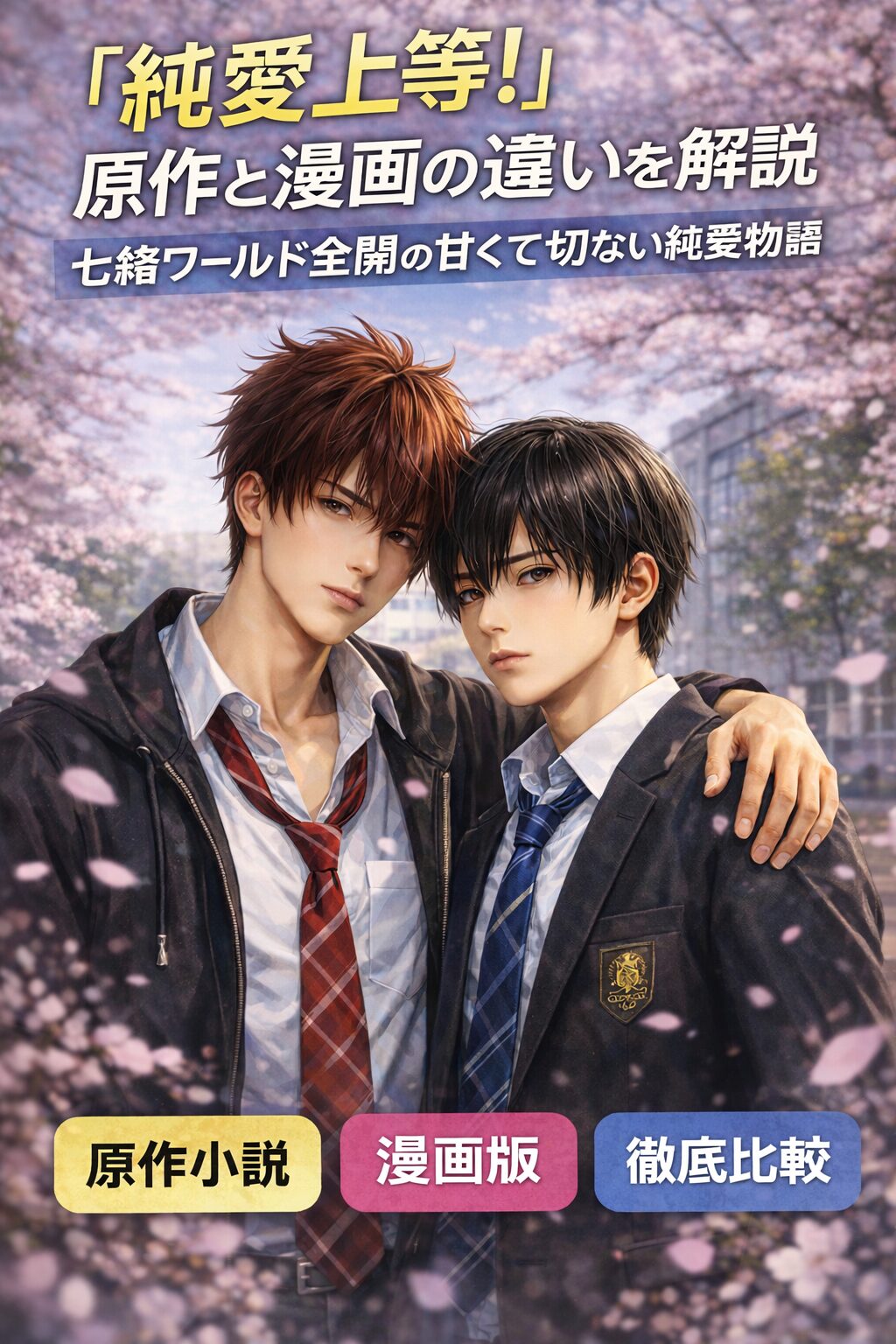 『純愛上等！』原作と漫画の違いを解説｜七緒ワールド全開の甘くて切ない純愛物語
