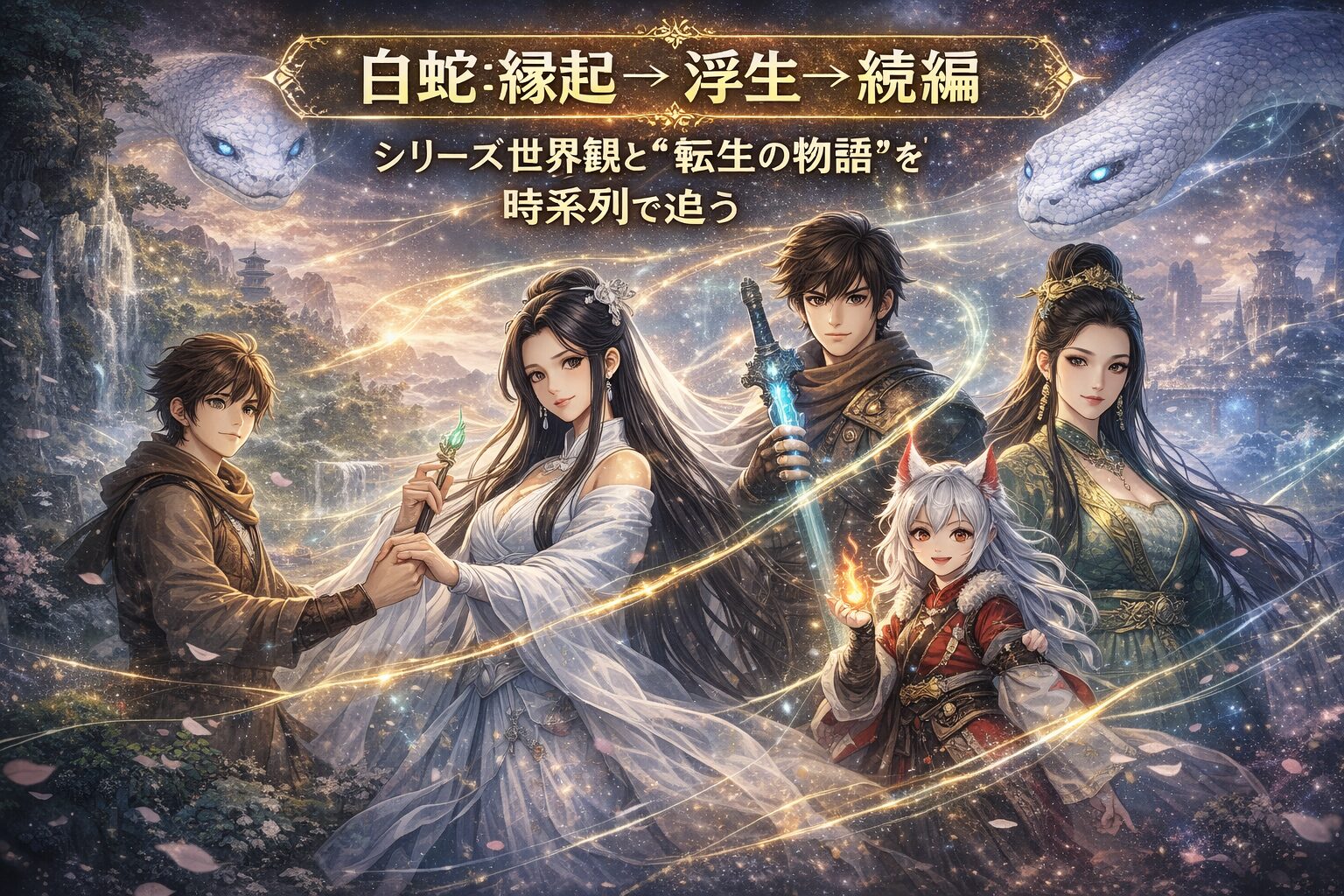 【白蛇：縁起→浮生→続編】シリーズ世界観と“転生の物語”を時系列で追う