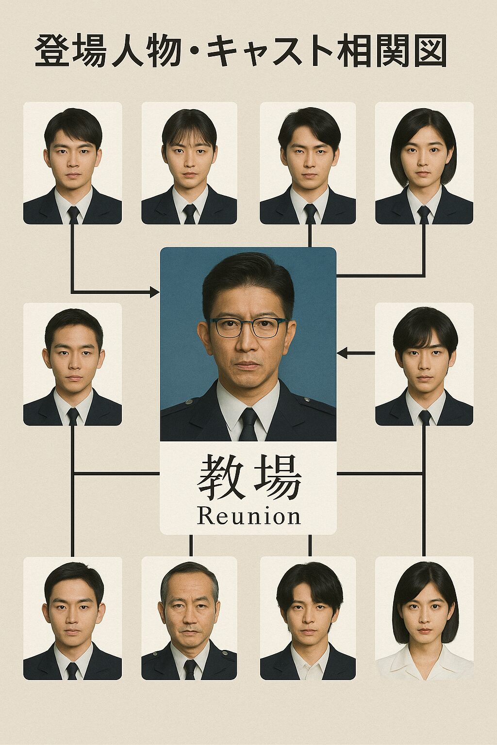 『教場 Reunion』登場人物・キャスト相関図｜新旧生徒から教官まで立場と関係性を完全整理