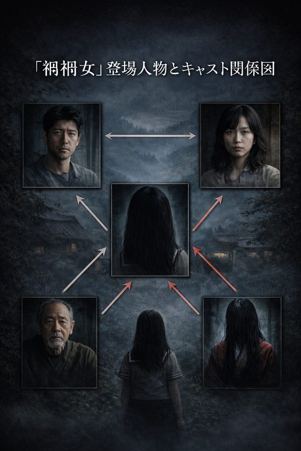 『禍禍女』の登場人物・キャスト関係図｜誰が“禍”を呼び寄せたのか