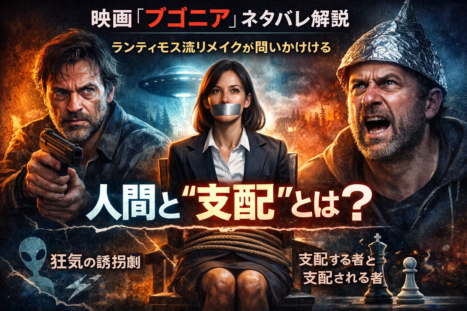 映画『ブゴニア』ネタバレ解説｜ランティモス流リメイクが問いかける“人間と支配”