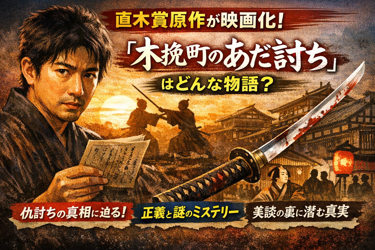 直木賞原作が映画化！『木挽町のあだ討ち』はどんな物語？