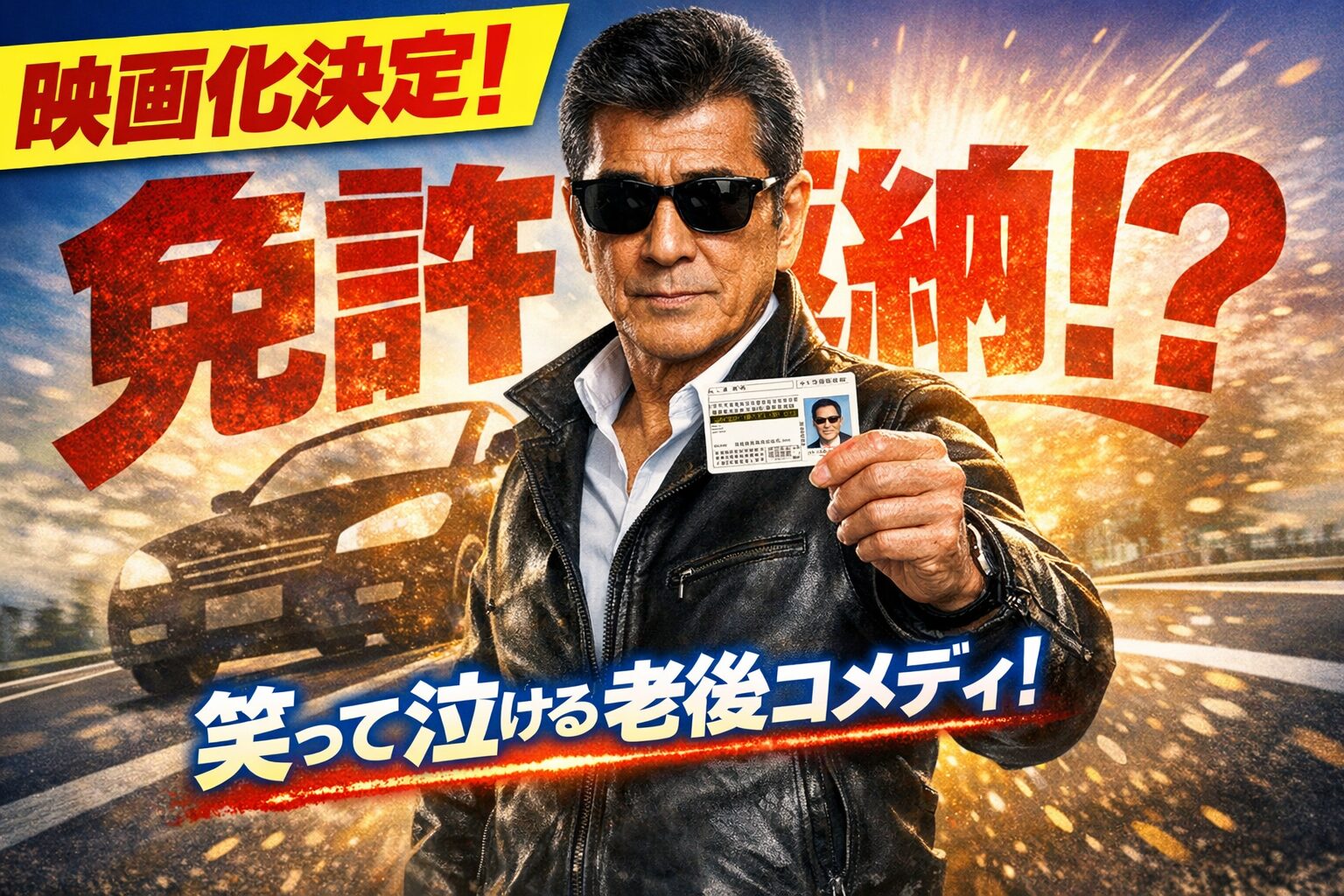 「免許返納!?」映画化決定！舘ひろし主演×河合勇人監督が描く“笑って泣ける老後コメディ”とは？