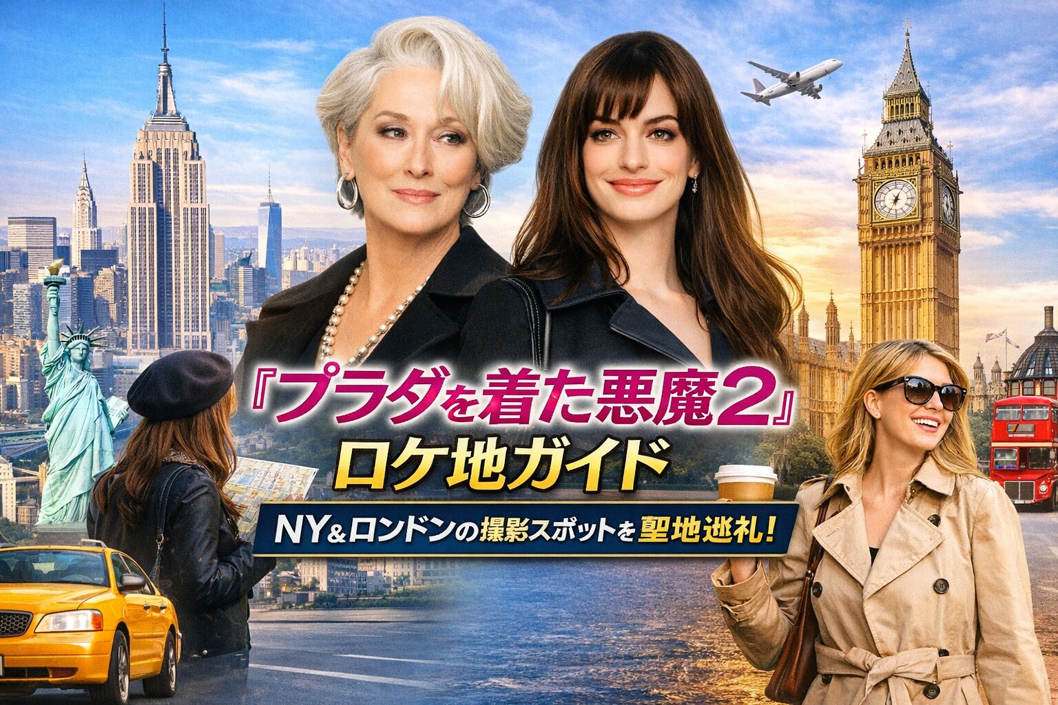 『プラダを着た悪魔2』撮影ロケ地ガイド｜ニューヨーク＆ロンドンの名所を巡る旅