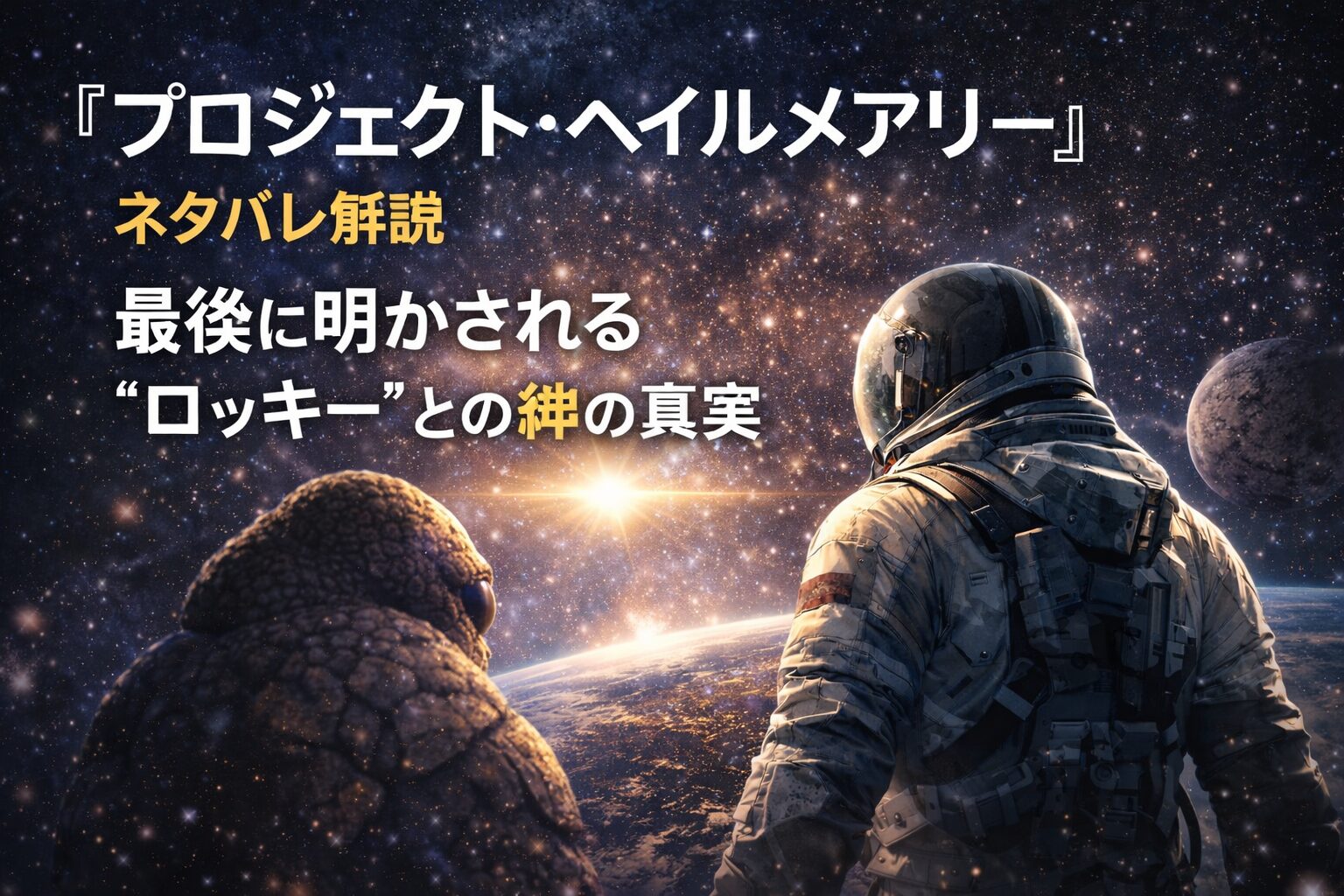 『プロジェクト・ヘイル・メアリー』ネタバレ解説｜最後に明かされる“ロッキー”との絆の真実
