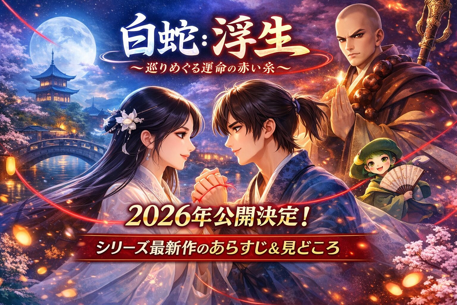 『白蛇：浮生 ～巡りめぐる運命の赤い糸～』2026年公開決定！シリーズ最新作のあらすじと見どころ