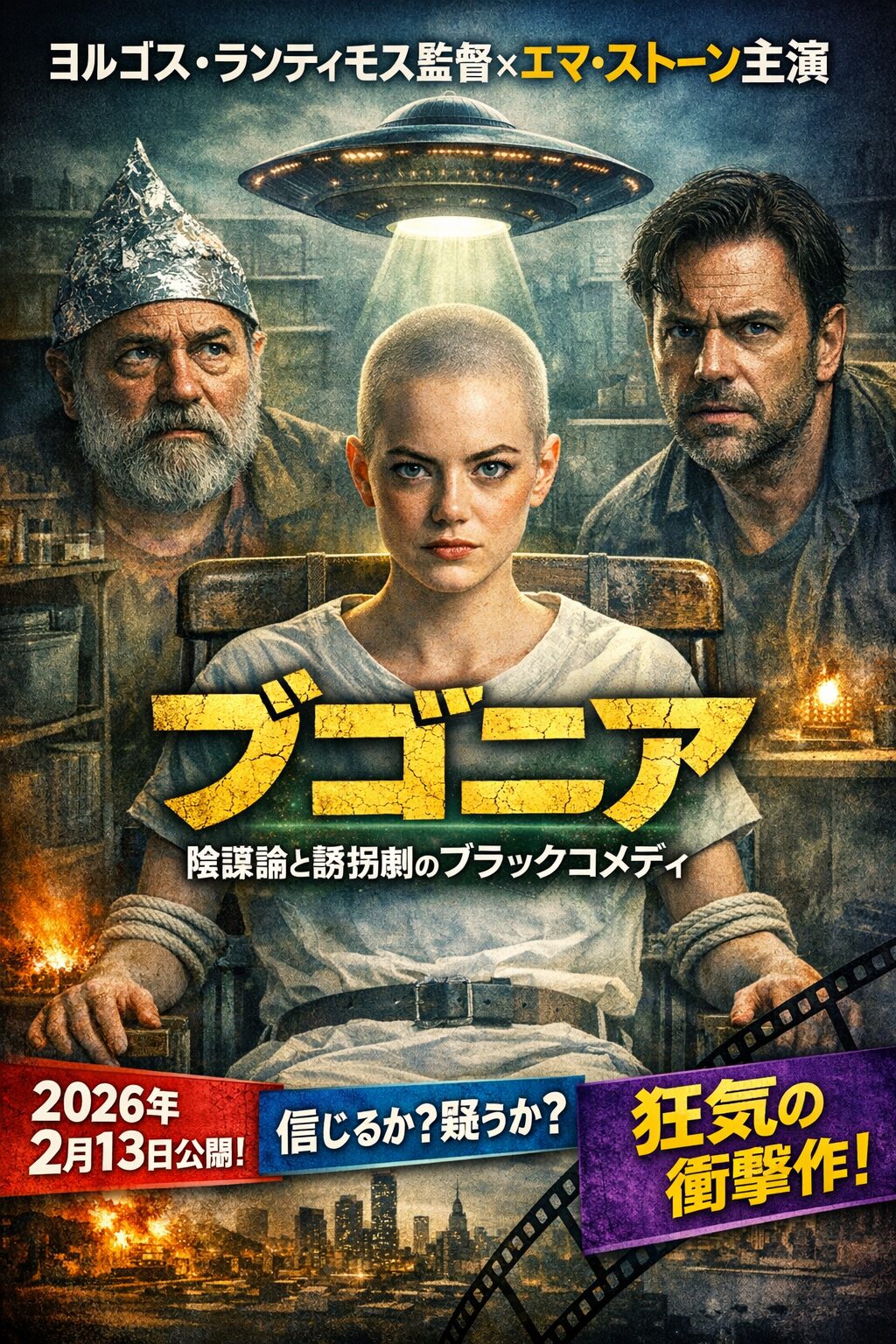 【2026年2月13日公開】『ブゴニア』キャスト・スタッフ・見どころを徹底解説