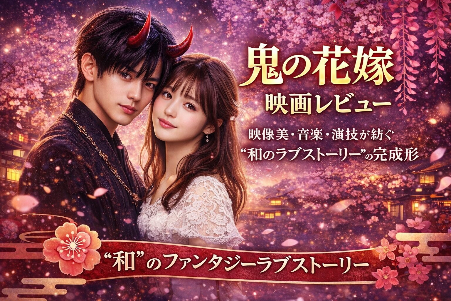 『鬼の花嫁』映画レビュー｜映像美・音楽・演技が紡ぐ“和のラブストーリー”の完成形