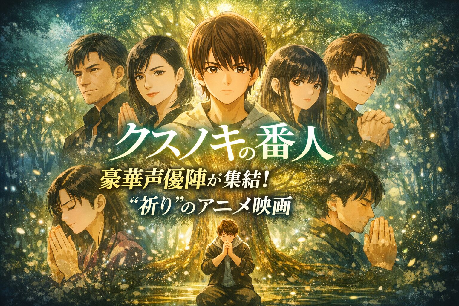 『クスノキの番人』声優一覧＆コメント｜高橋文哉・天海祐希ら豪華キャストが集結