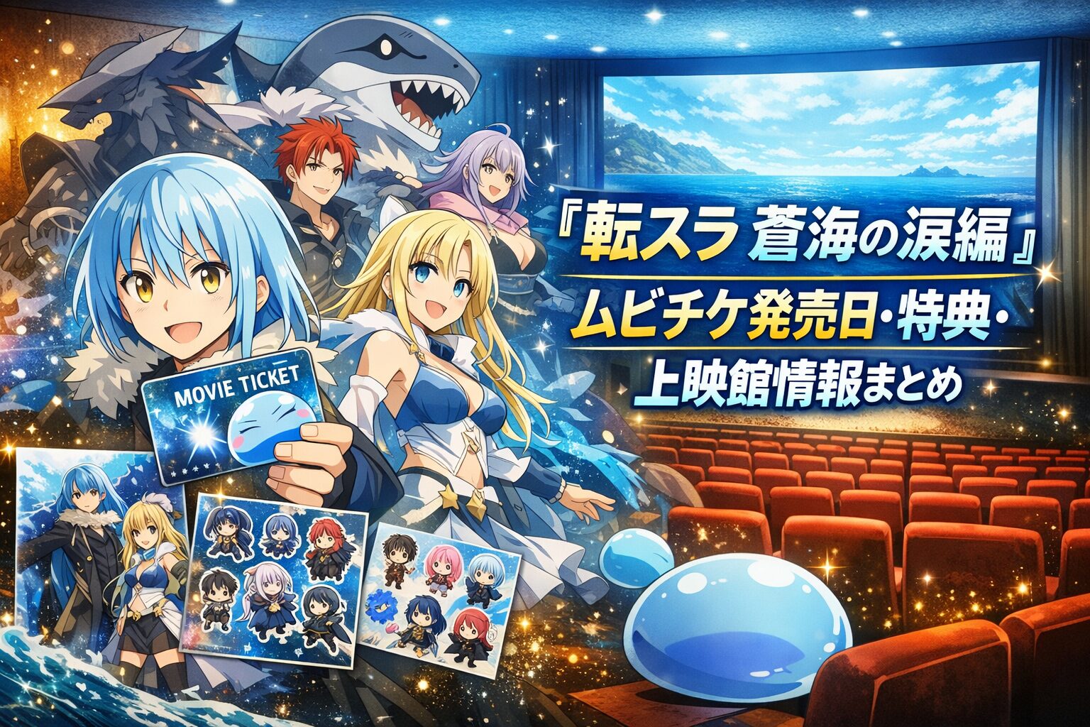 『転スラ 蒼海の涙編』ムビチケ発売日・特典・上映館情報まとめ