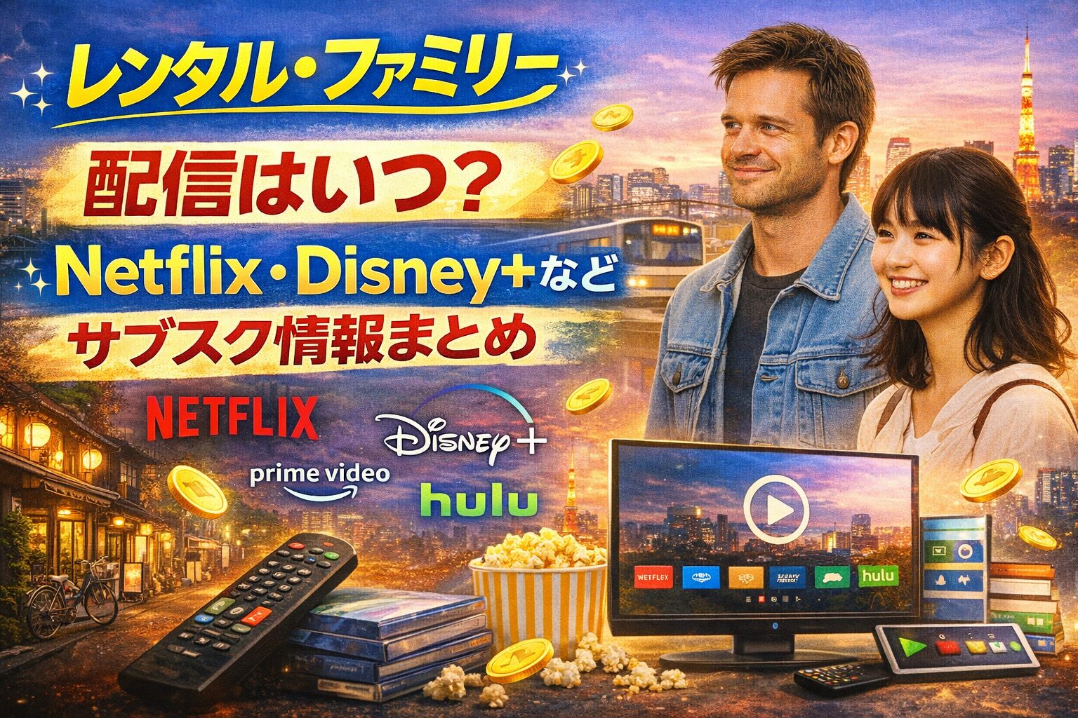 『レンタル・ファミリー』配信はいつ？Netflix・Disney+などサブスク情報まとめ