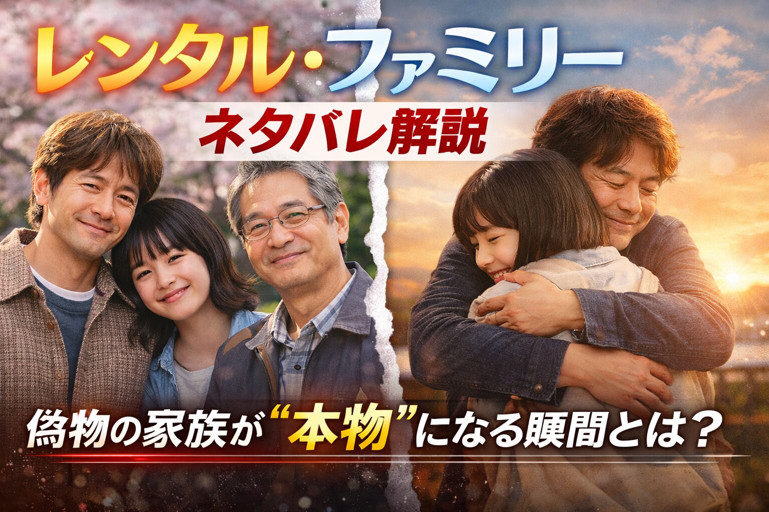 『レンタル・ファミリー』ネタバレ解説｜偽物の家族が“本物”になる瞬間