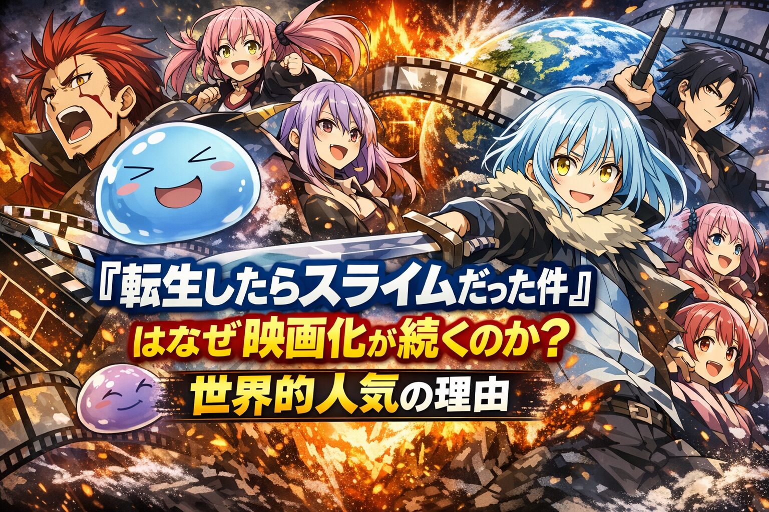 『転生したらスライムだった件』はなぜ映画化が続くのか？世界的人気の理由