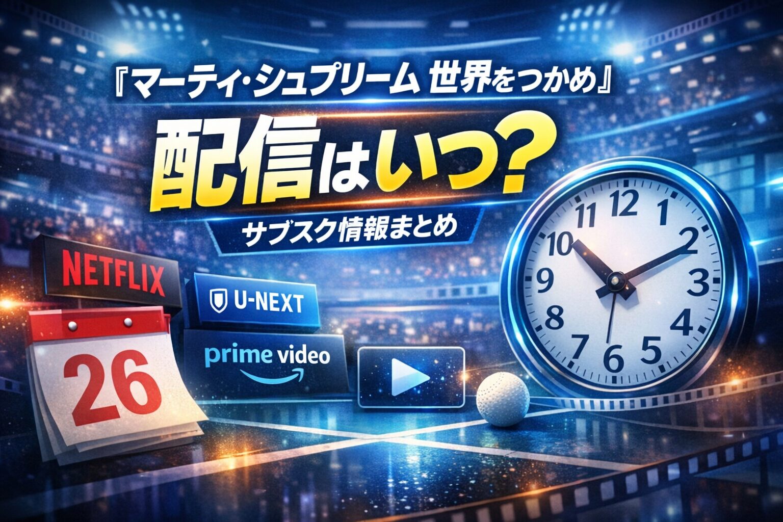 『マーティ・シュプリーム 世界をつかめ』配信はいつ？サブスク情報まとめ