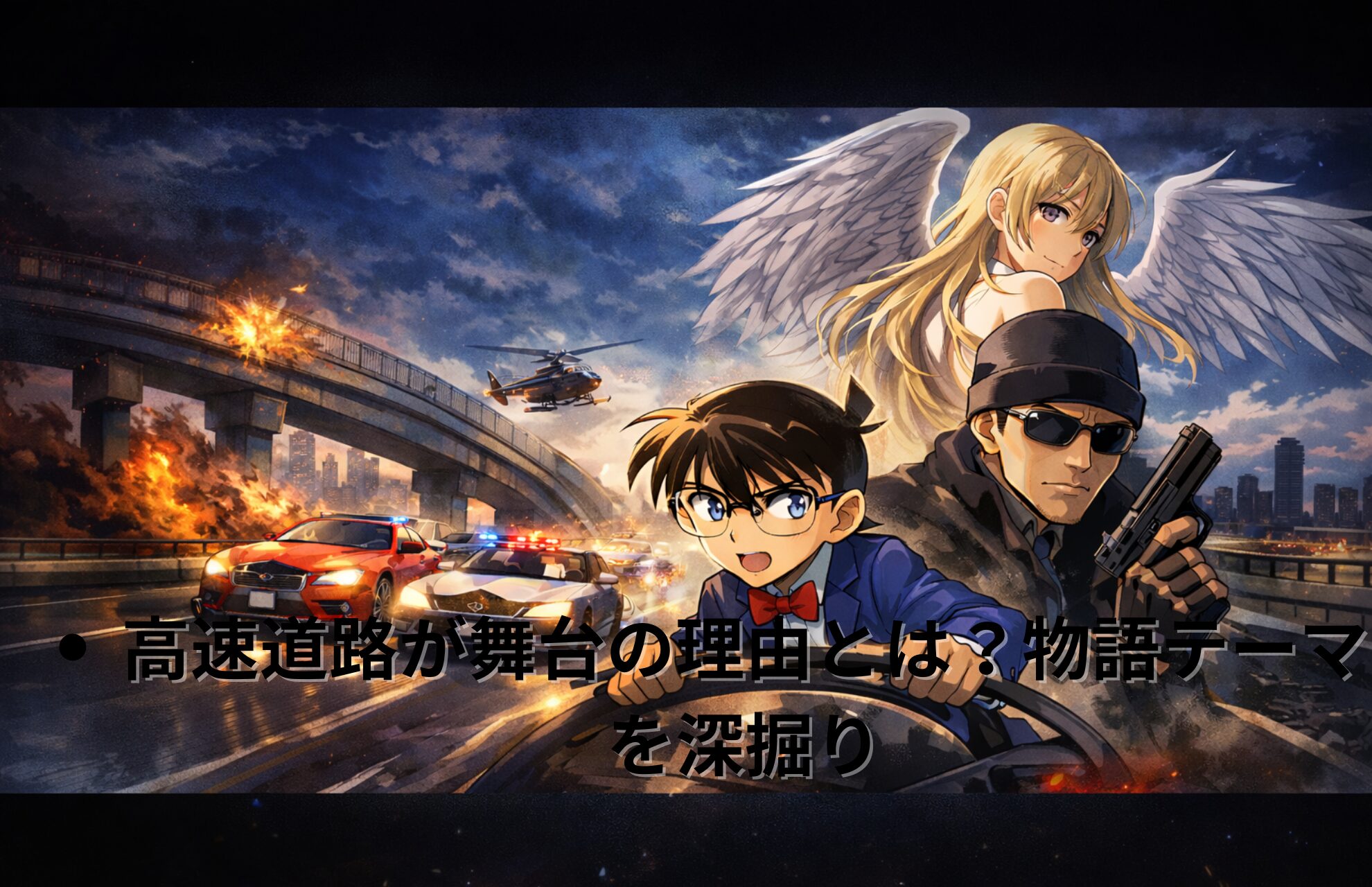 『名探偵コナン ハイウェイの堕天使』高速道路が舞台の理由とは？物語テーマを深掘り