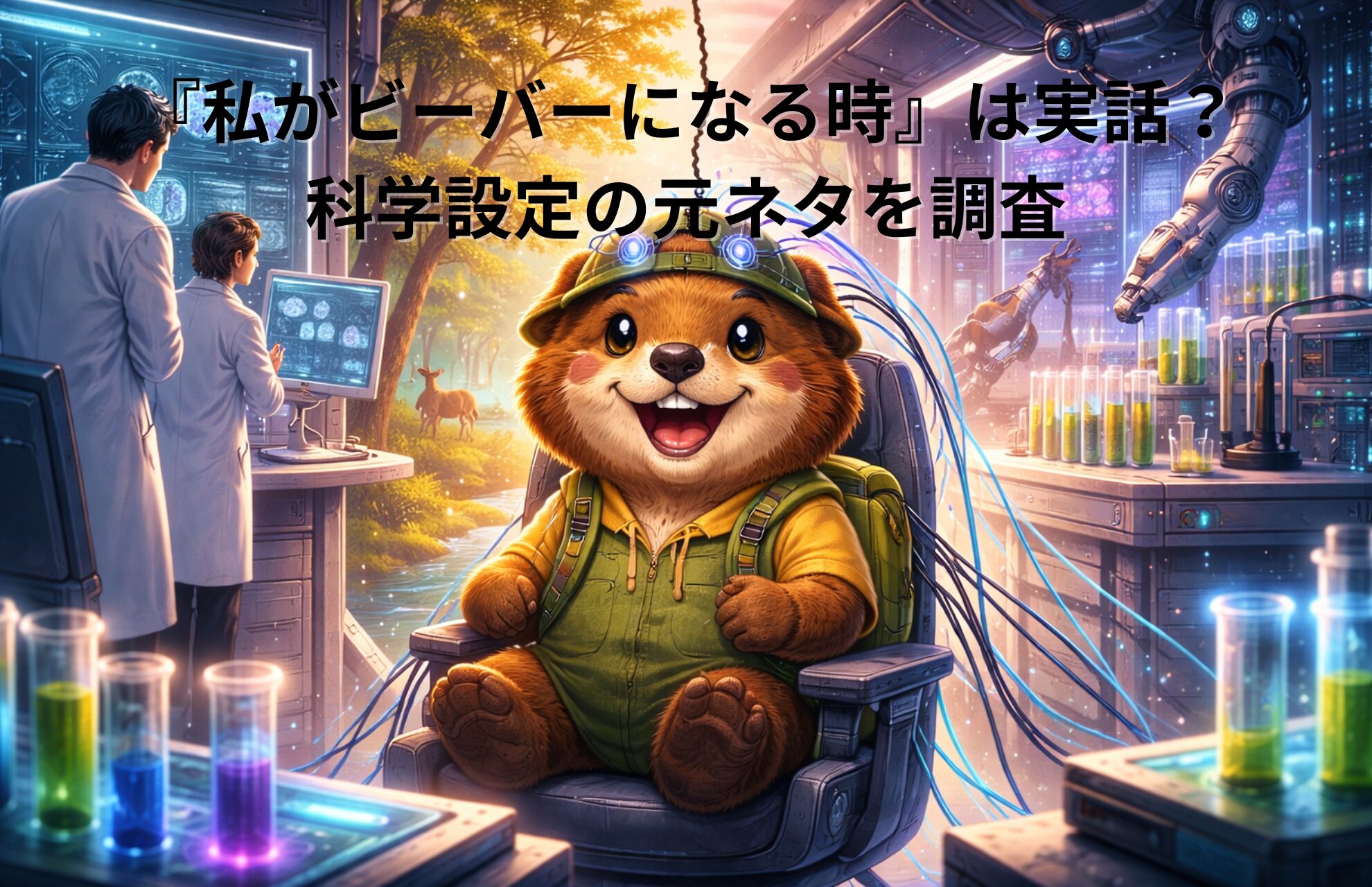 『私がビーバーになる時』は実話？科学設定の元ネタを調査