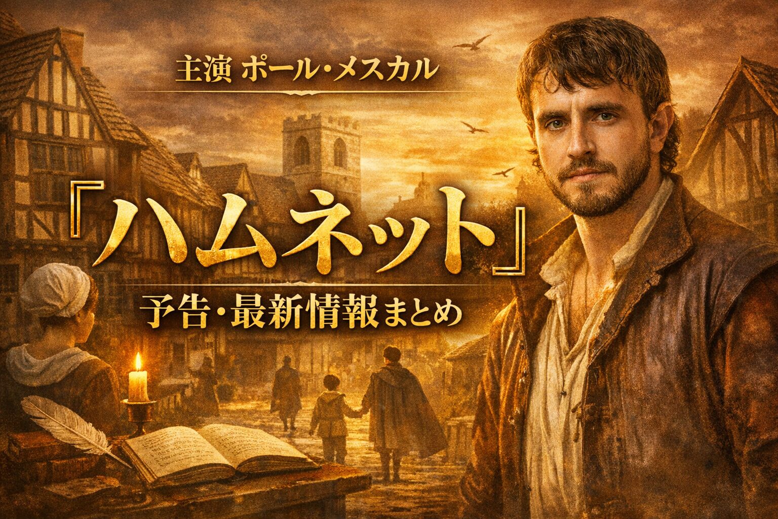 映画『ハムネット』予告・最新情報まとめ｜主演ポール・メスカル