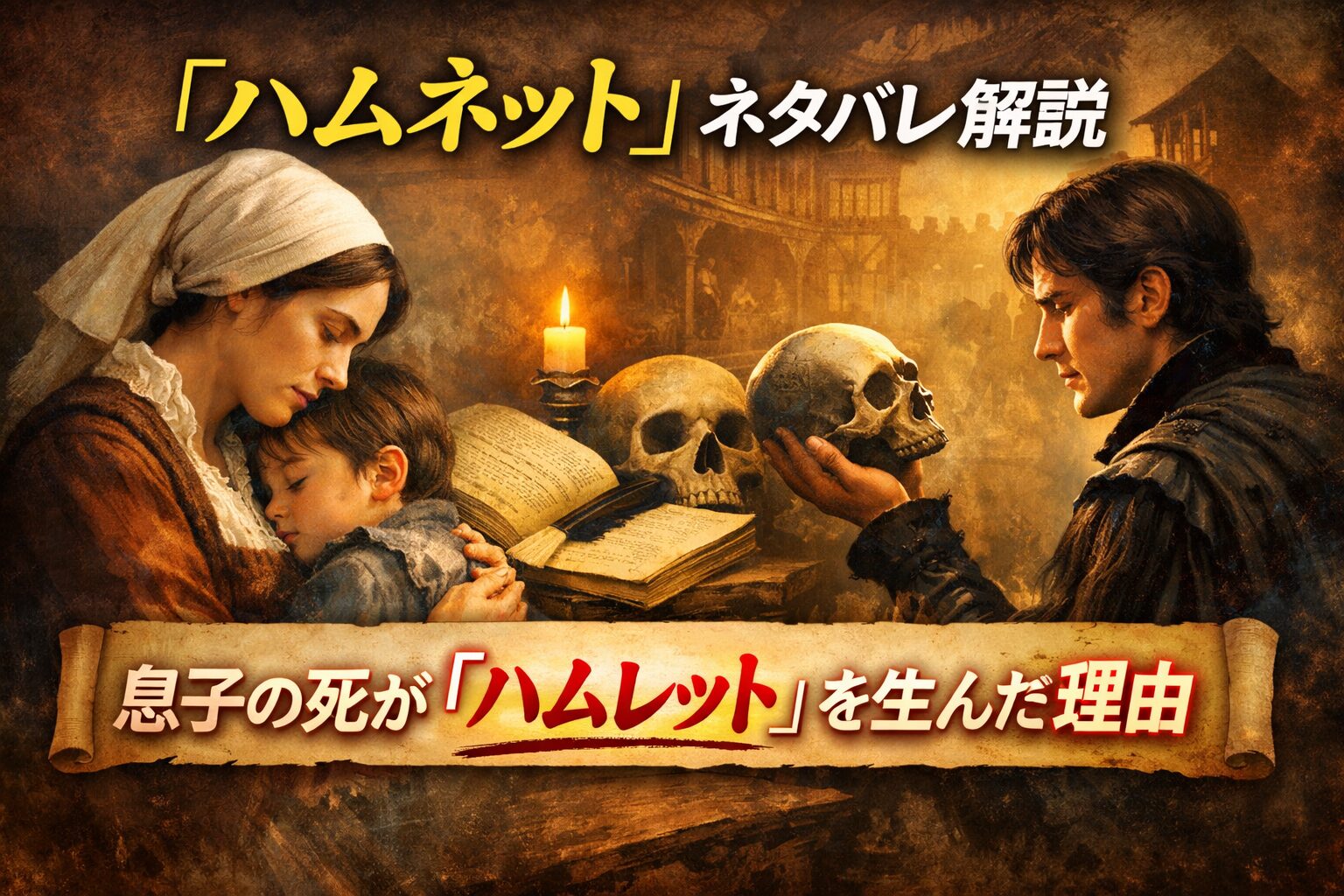 『ハムネット』ネタバレ解説｜悲劇が「ハムレット」を生んだ理由