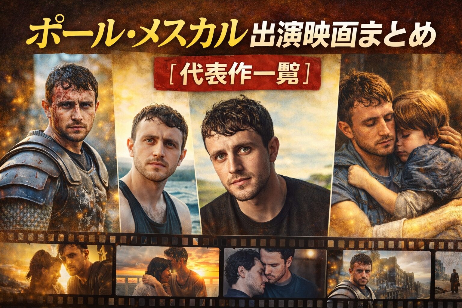 ポール・メスカル出演映画まとめ【代表作一覧】