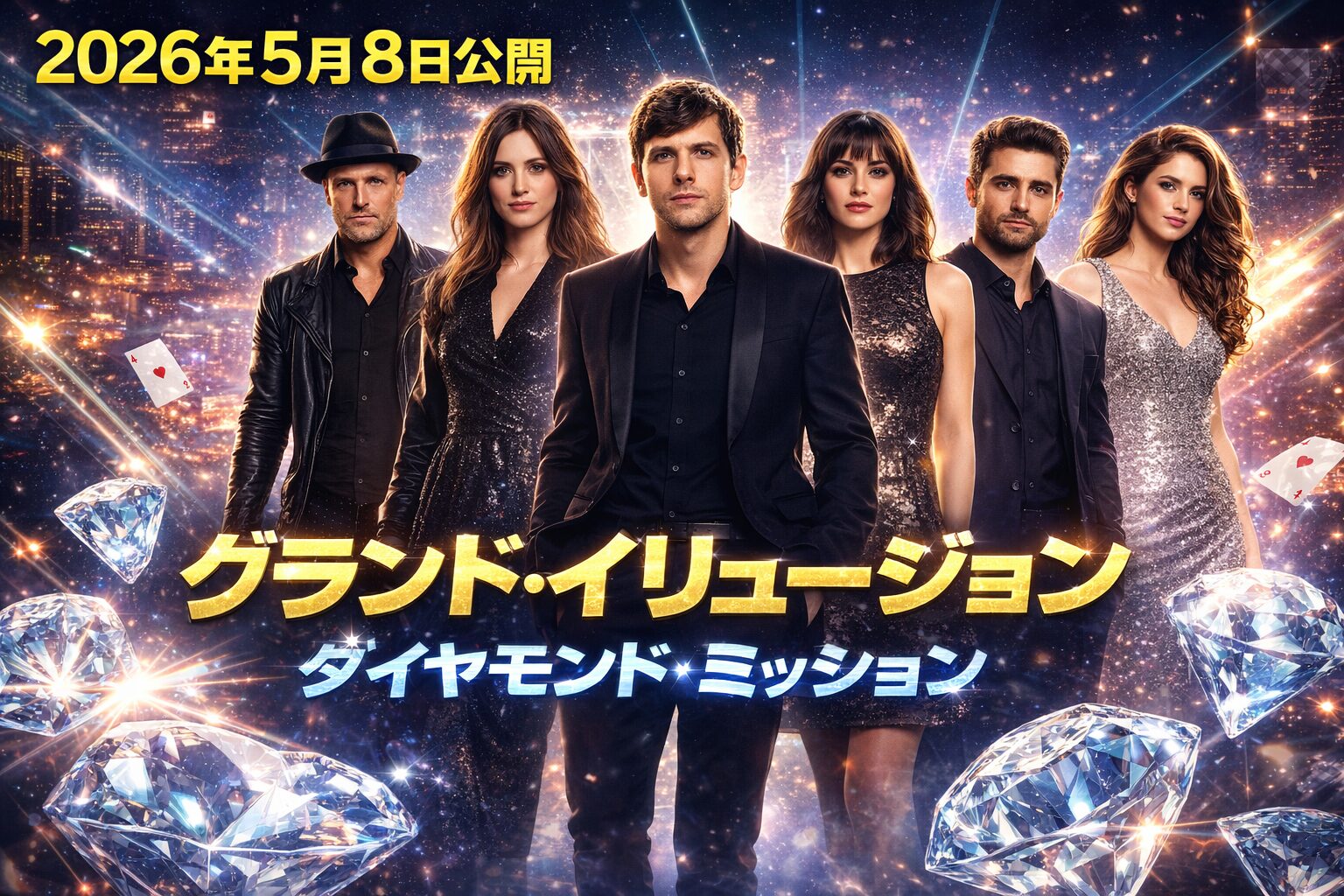【2026年5月8日公開】『グランド・イリュージョン／ダイヤモンド・ミッション』あらすじ・キャストまとめ