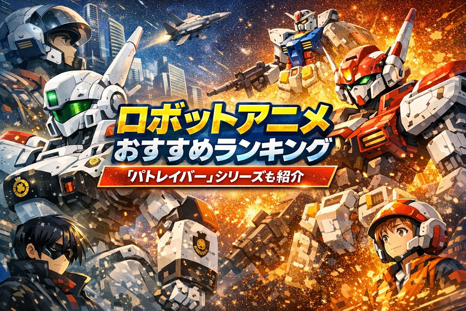 ロボットアニメおすすめランキング｜『パトレイバー』シリーズも紹介