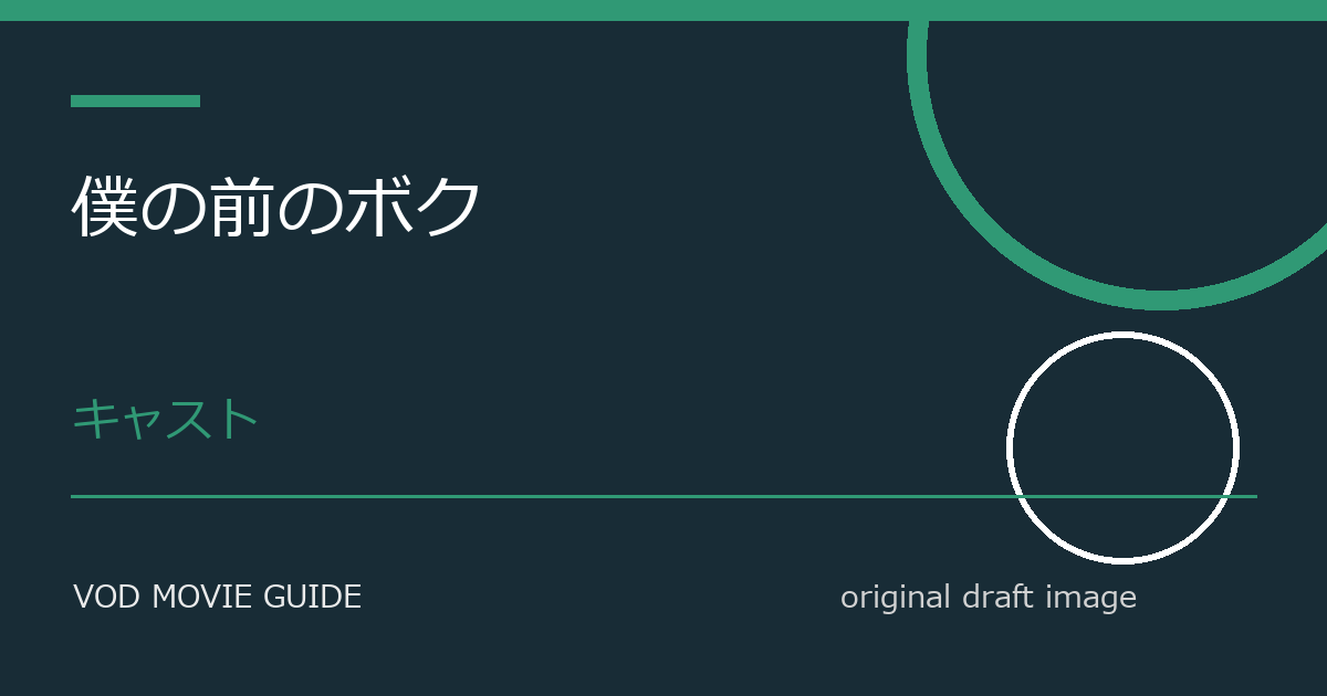 映画『僕の前のボク』Blu-ray・DVD発売日はいつ?特典・限定版・予約情報まとめ 本文画像2