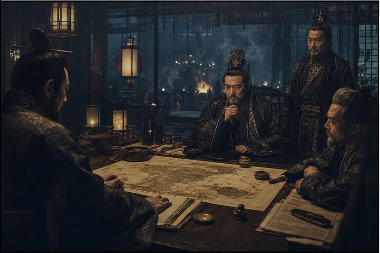 映画『キングダム 魂の決戦』キャスト・登場人物・設定まとめ｜参加者・運営側・黒幕の役割を整理 運営側と黒幕の整理イメージ