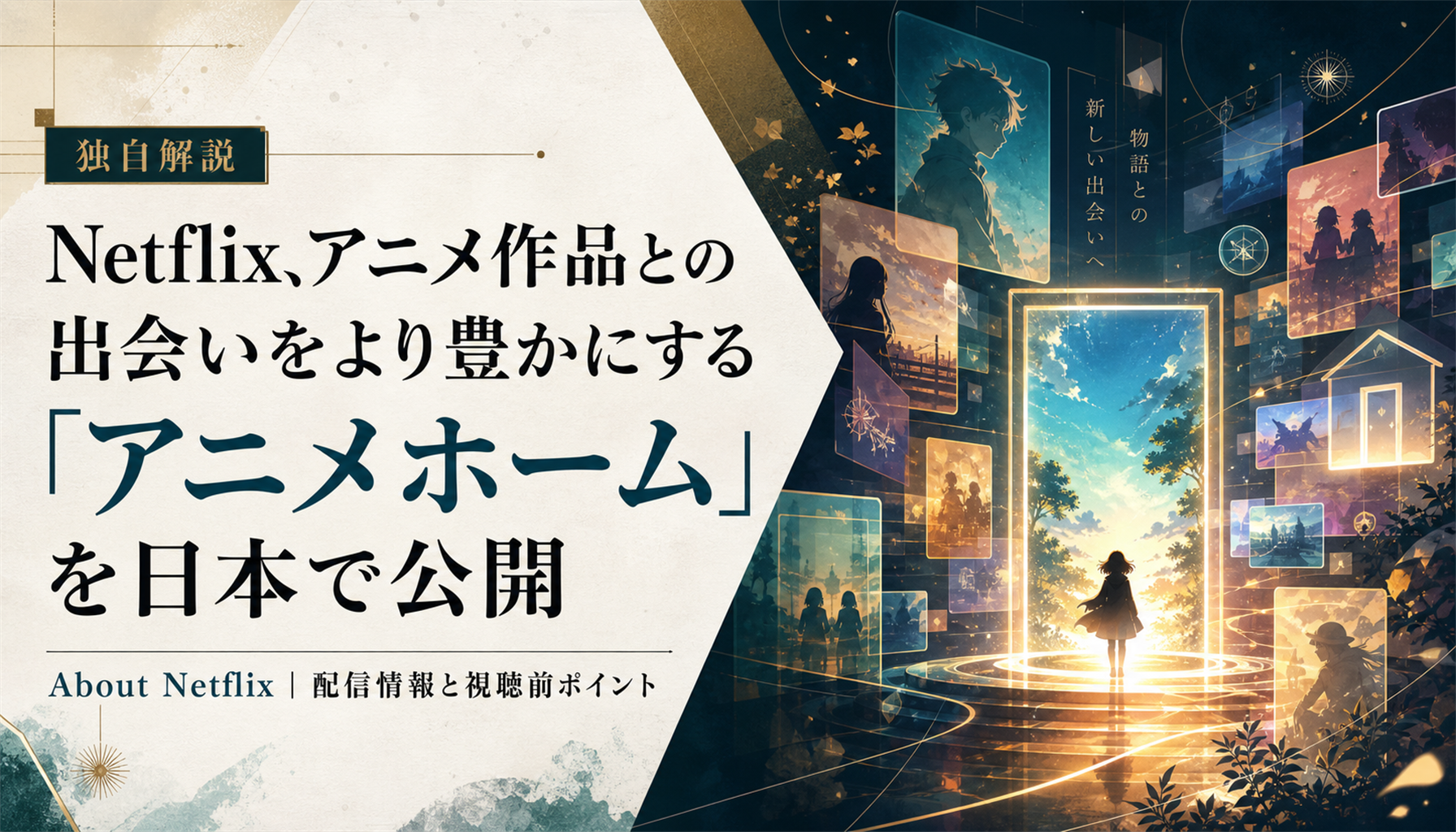 Netflix、アニメ作品との出会いをより豊かにする 「アニメホーム」を日本で公開 - About Netflix｜配信情報と視聴前ポイント 本文画像4