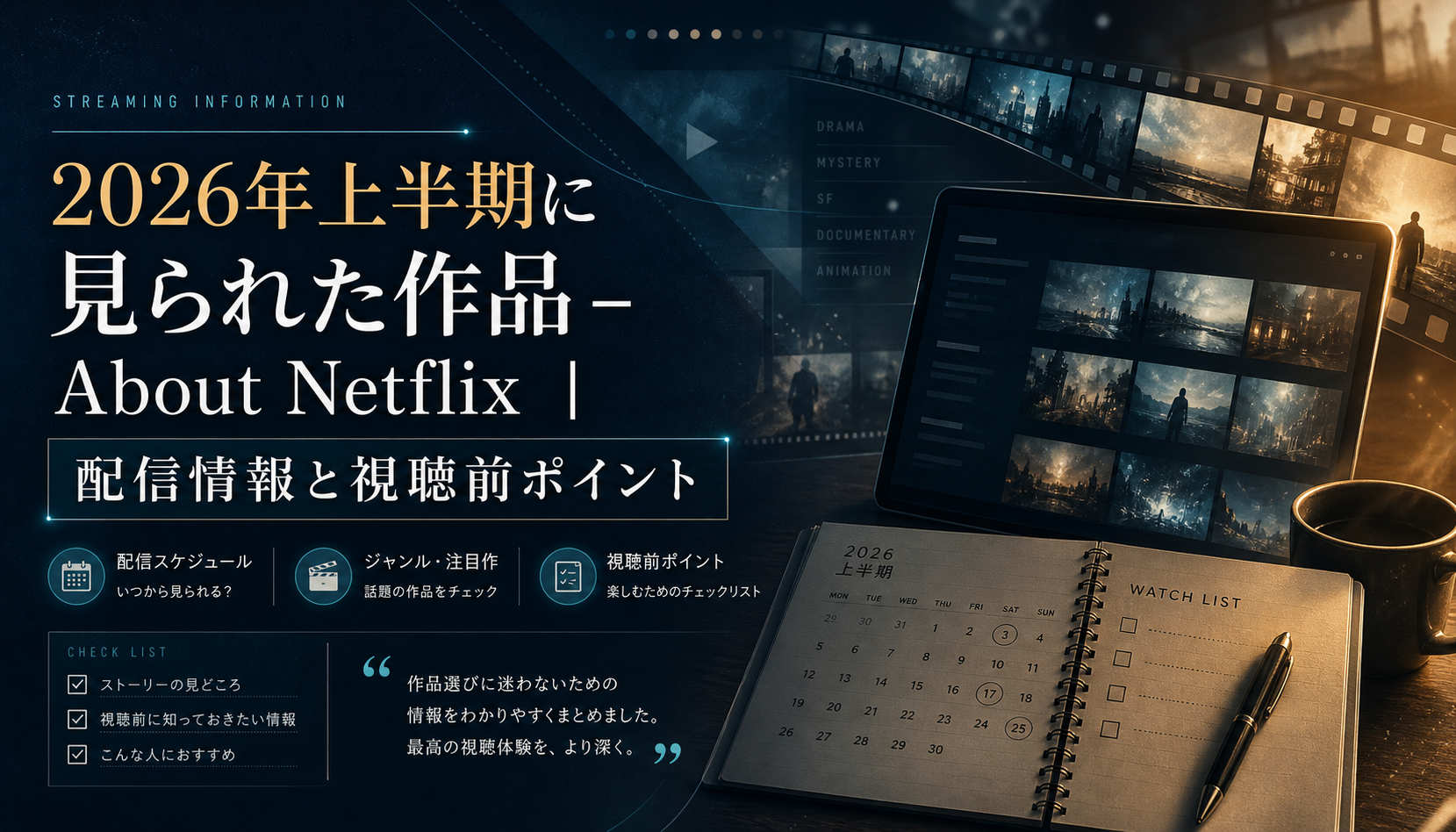 2026年上半期に見られた作品 - About Netflix｜配信情報と視聴前ポイント 本文画像1