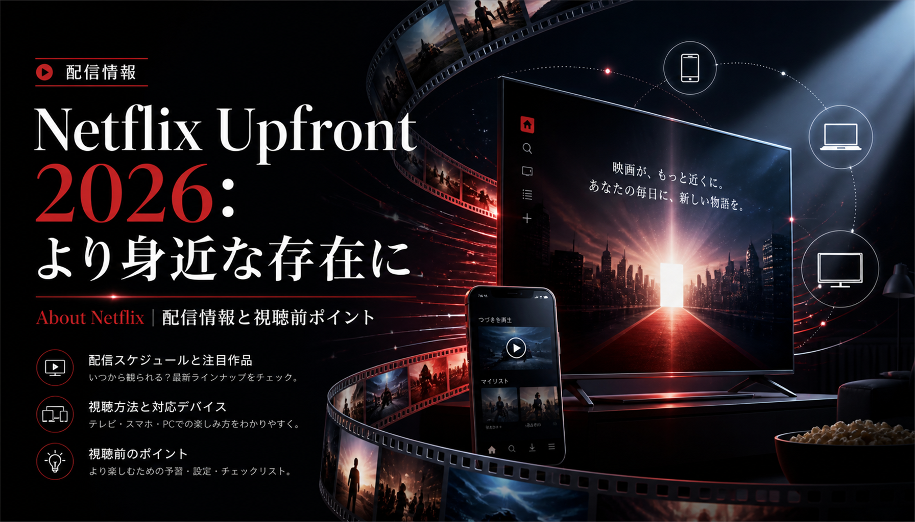 Netflix Upfront 2026: より身近な存在に - About Netflix｜配信情報と視聴前ポイント 本文画像1