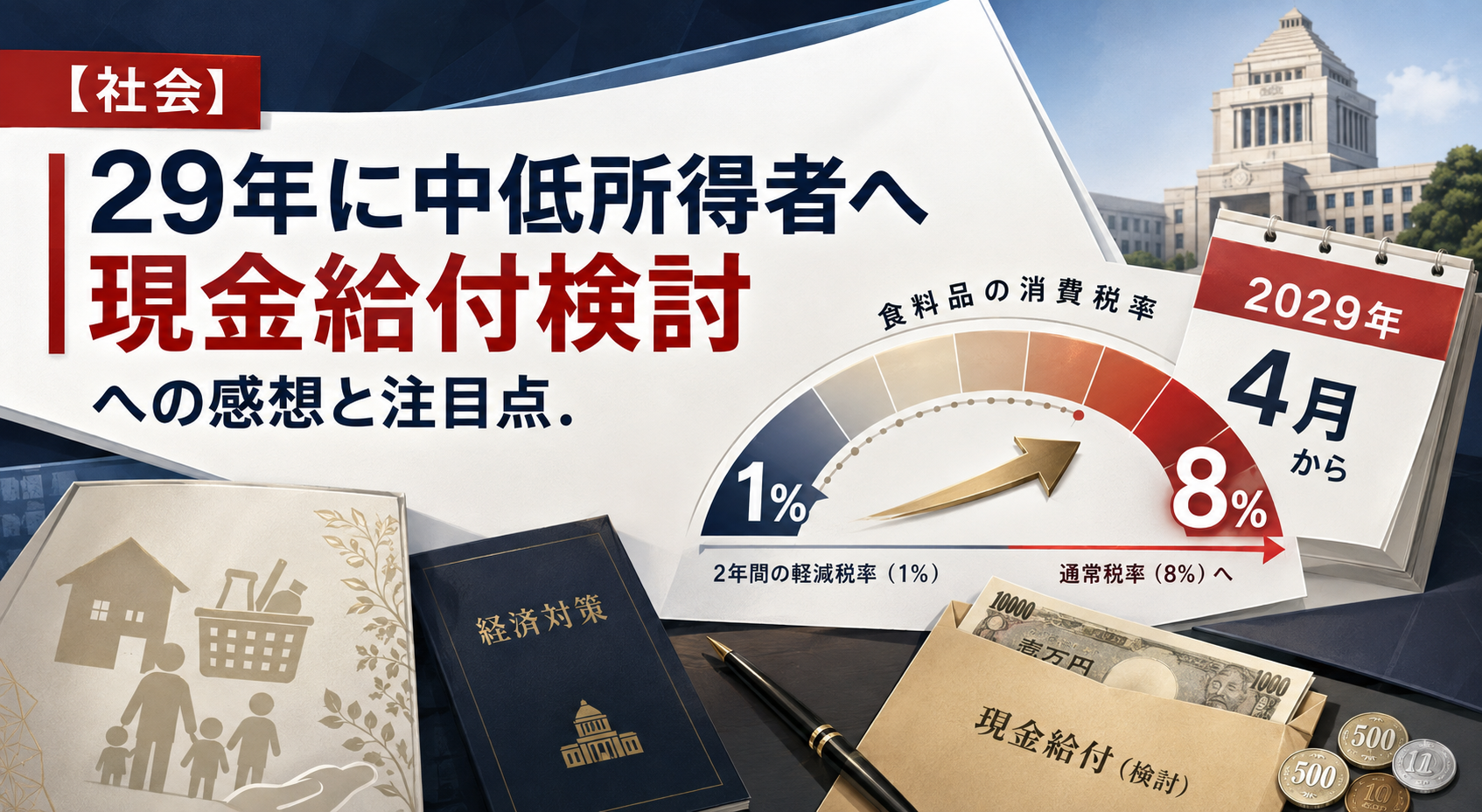 【社会】29年に中低所得者へ現金給付検討 への感想と注目点 本文画像2