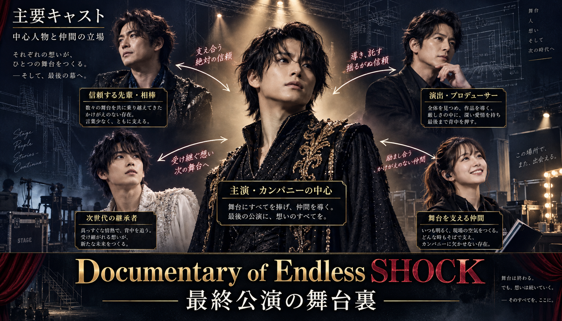 映画『Documentary of Endless SHOCK 最終公演の舞台裏』キャスト・登場人物まとめ 本文画像2