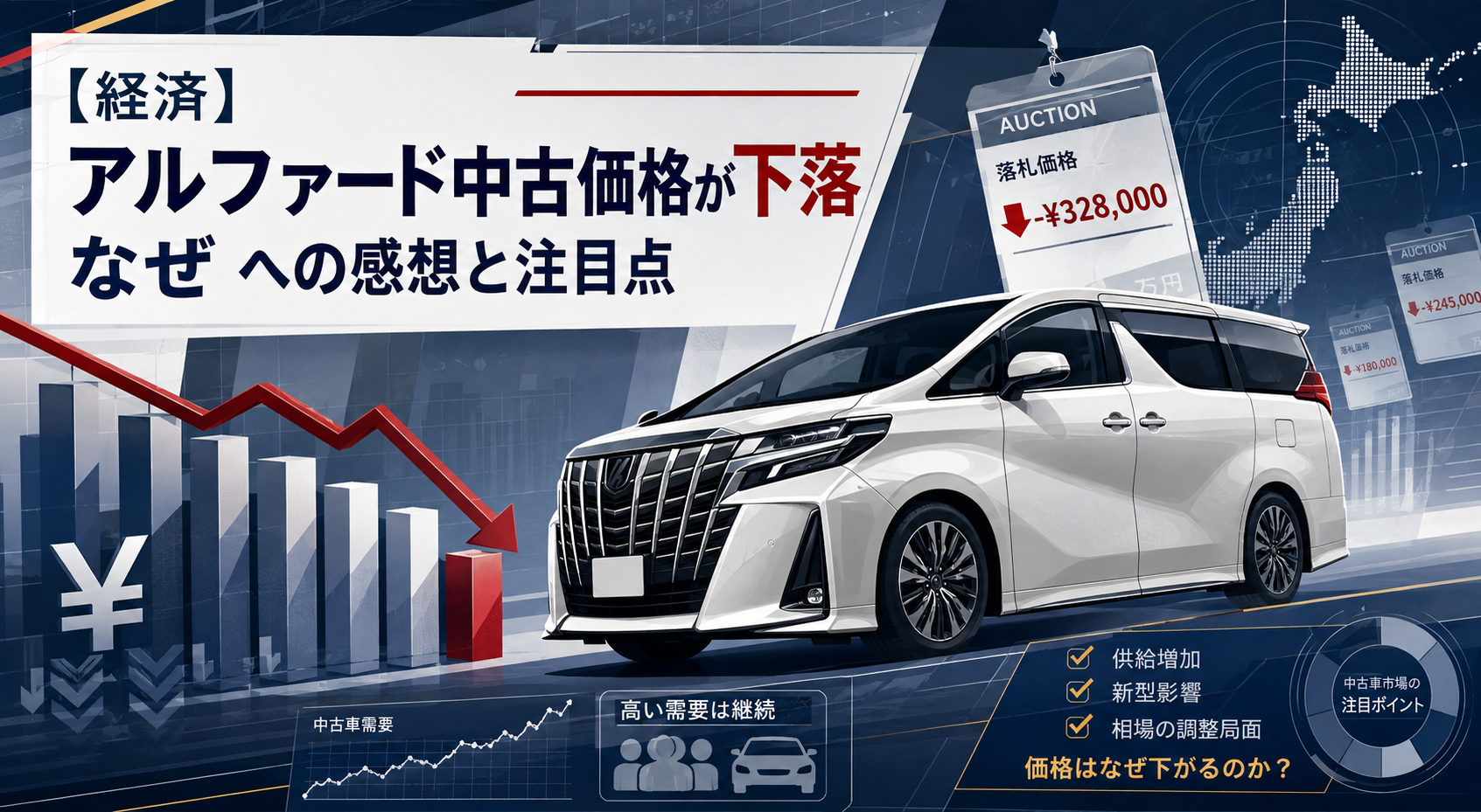 【経済】アルファード中古価格が下落 なぜ への感想と注目点 本文画像1