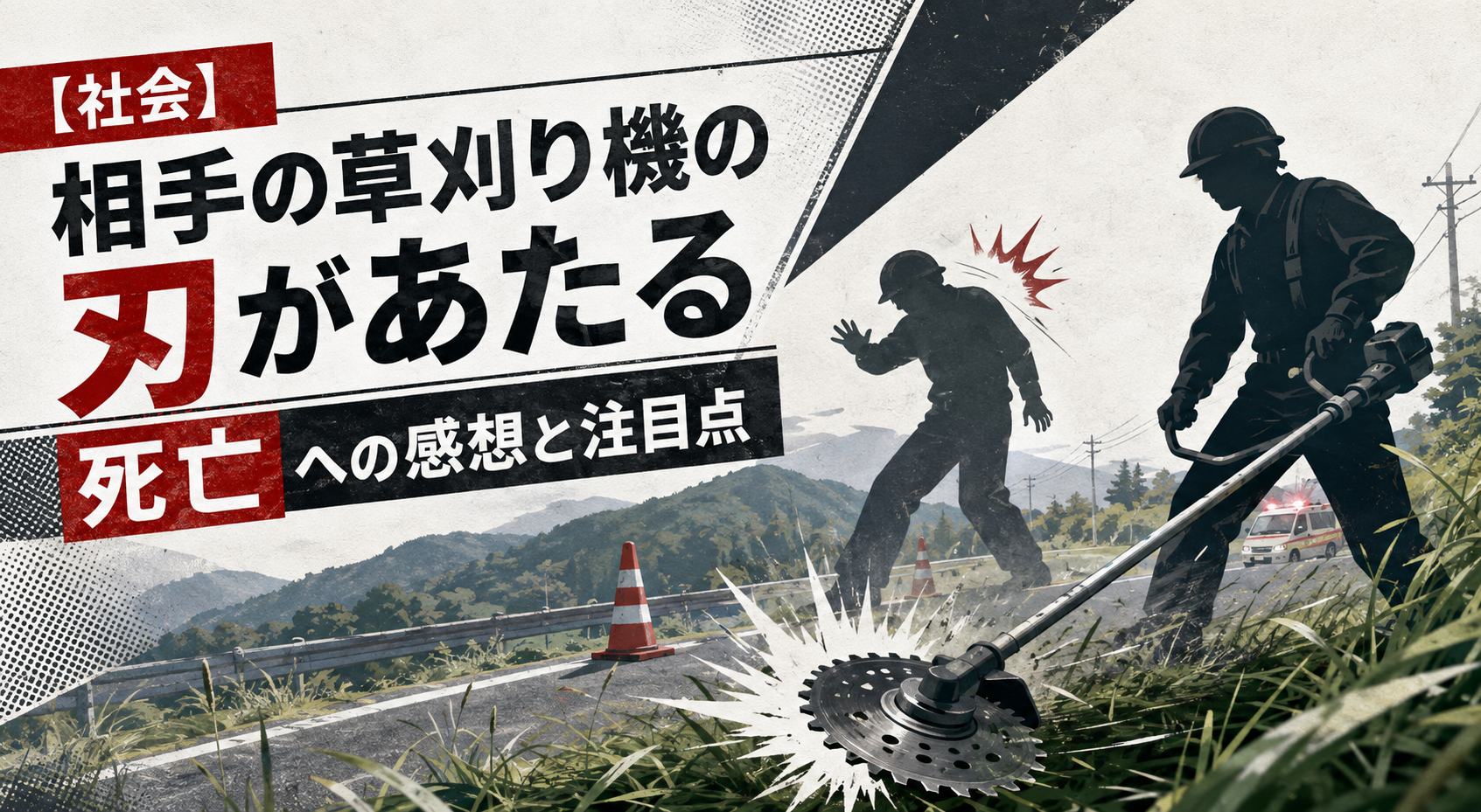 【社会】相手の草刈り機の刃があたる 死亡 への感想と注目点 本文画像2