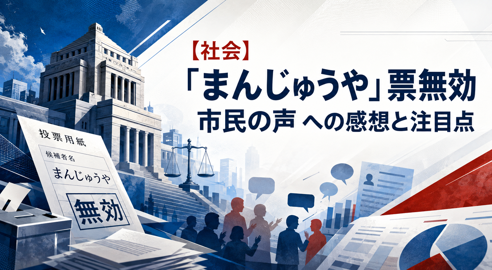 【社会】「まんじゅうや」票無効 市民の声 への感想と注目点 本文画像1