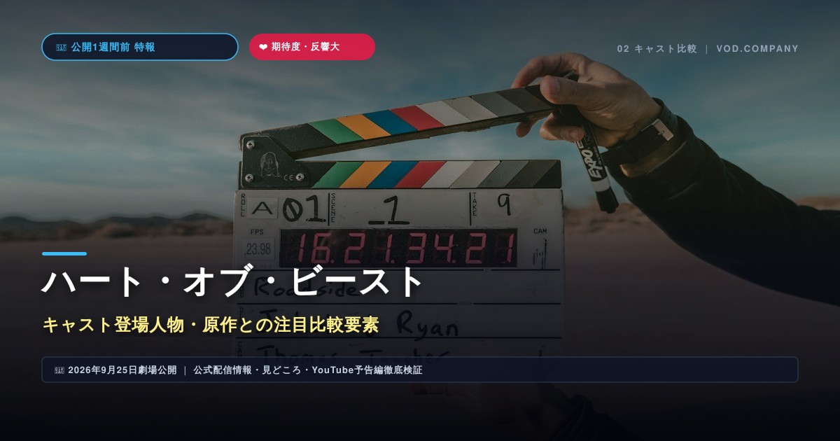 【本文2】ハート・オブ・ビースト キャスト&比較解説