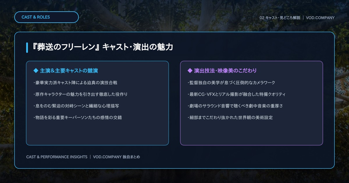 【本文2】『葬送のフリーレン』 キャスト&見どころ解説