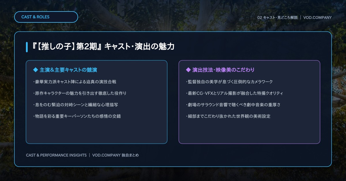 【本文2】『【推しの子】第2期』 キャスト&見どころ解説