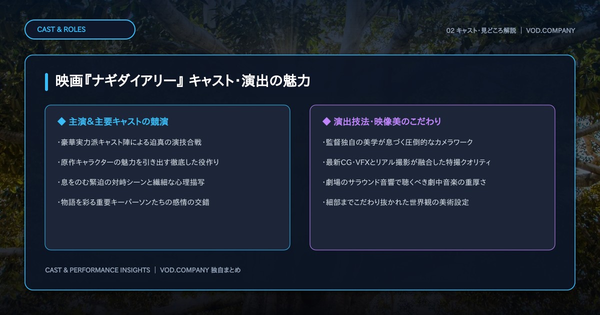 【本文2】映画『ナギダイアリー』 キャスト＆見どころ解説