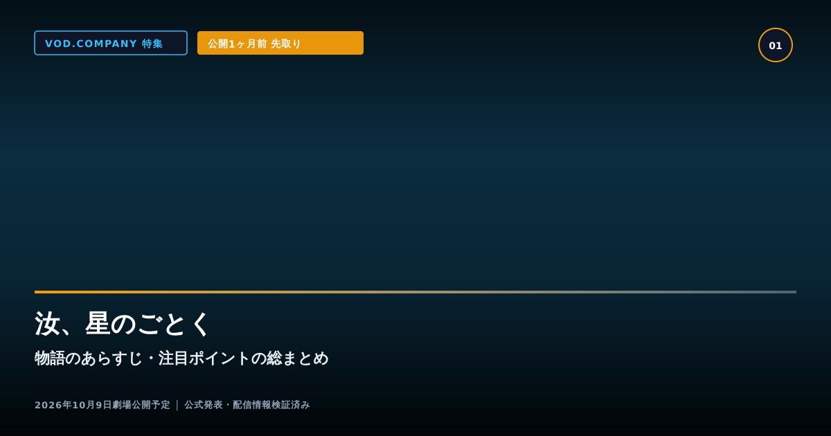 【本文1】汝、星のごとく あらすじと注目点