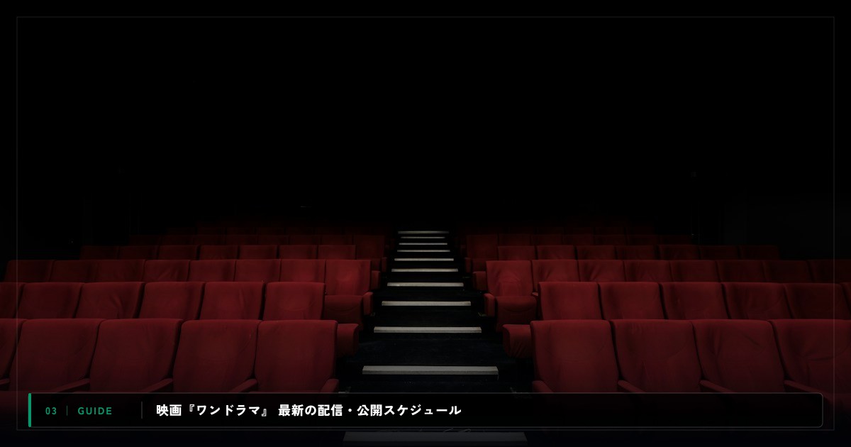 映画『ワンドラマ』｜動画配信サイト比較＆視聴ガイド
